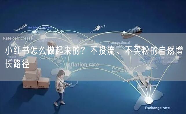 小红书怎么做起来的？不投流、不买粉的自然增长路径