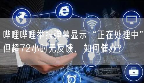 哔哩哔哩举报弹幕显示“正在处理中”但超72小时无反馈，如何催办？